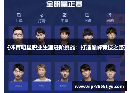 《体育明星职业生涯进阶挑战：打造巅峰竞技之路》